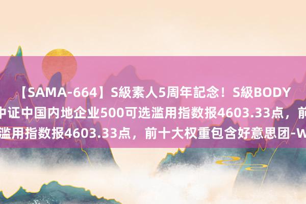 【SAMA-664】S級素人5周年記念！S級BODY中出しBEST30 8時間 中证中国内地企业500可选滥用指数报4603.33点，前十大权重包含好意思团-W等