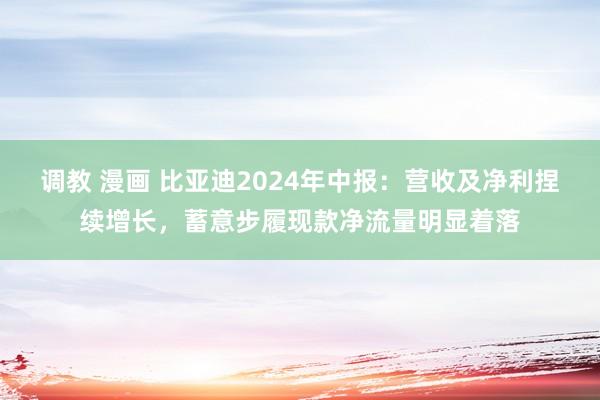 调教 漫画 比亚迪2024年中报：营收及净利捏续增长，蓄意步履现款净流量明显着落